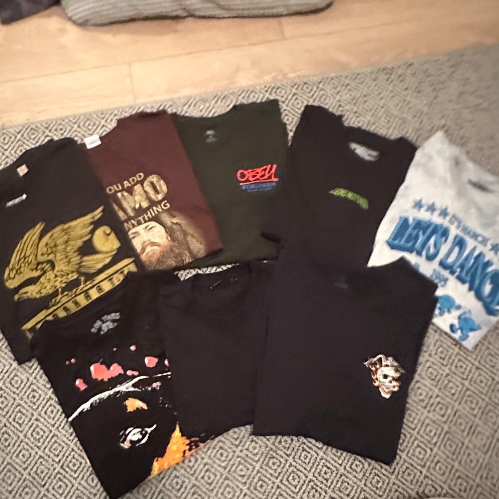 Lot of 8 Men's XXL Graphic Tees